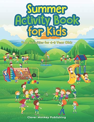 Summer Activity Book Fun Activities for 4-8 Year Olds