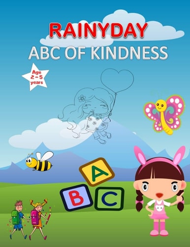 Rainyday ABC of Kindness 132 Blank Practice Paper with Dotted Line Paperback Age Range 2-5 Years