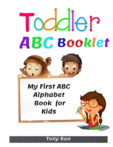 Toddler ABC Booklet My First ABC Alphabet Book for Kids