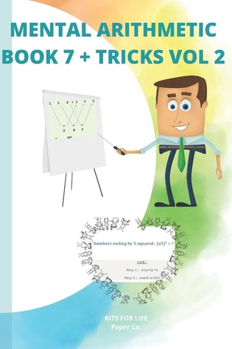 Mental Arithmetic Book 7 + Tricks Vol 2 Secret of Mental Math (Mathematics Exercise Book )