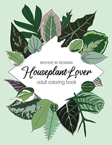 Houseplant Coloring Book 50 Unique Coloring Pages