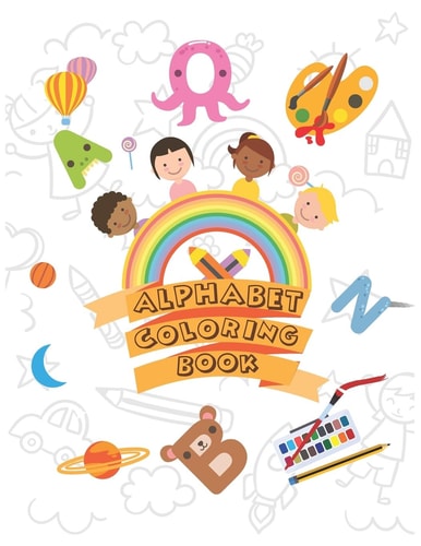 Animal Alphabet Coloring Book For Preschool