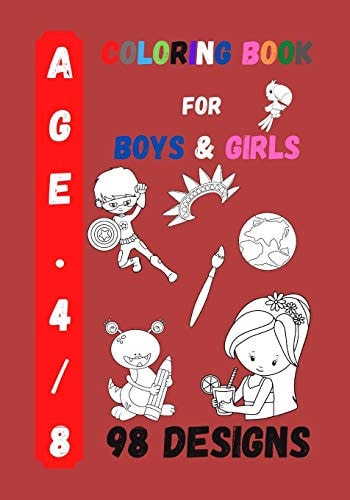 Coloring Book for Boys and Girls Kids Coloring Activity