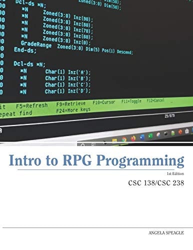 Introduction to RPG CSC 138/CSC 238