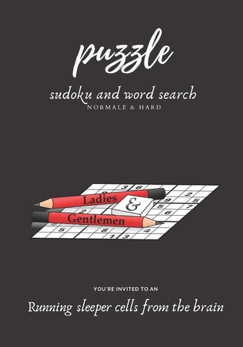 Puzzle Sudoku and Word Search Running Sleeper Cells from the Brain Size 7/10