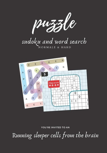 Puzzle Sudoku and Word Search Running Sleeper Cells from the Brain Size 7/10