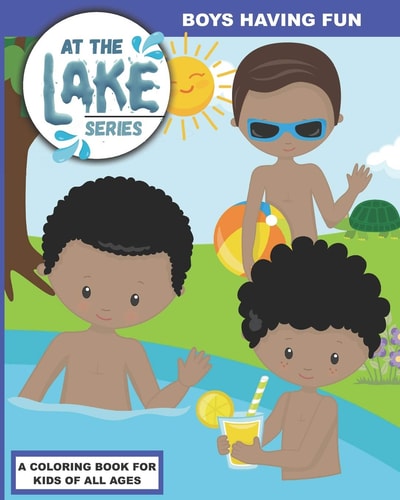 At the Lake Boys Having Fun