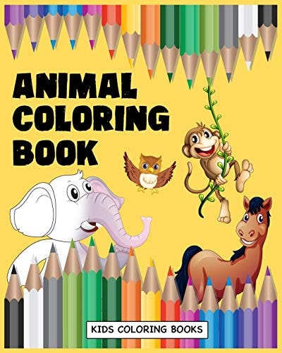 Animal Coloring Book Creative Kids Coloring Book Great Gift for Boys & Girls, Ages 4-8