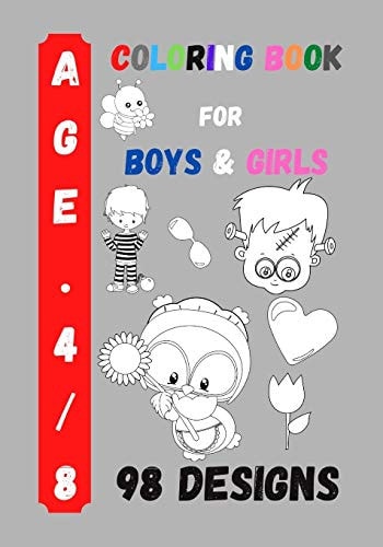 Coloring Book for Boys and Girls Kids Coloring Activity