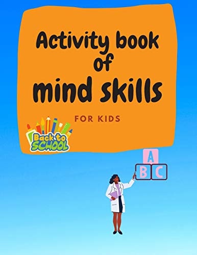 Activity Book of Minds Skills for Kids Preschool Workbook for Toddlers ( Pen Control , Track Straight Line, New Words, and More with Dozens of Exercises).