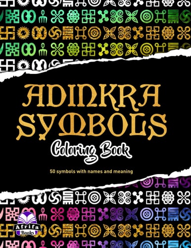 Adinkra Symbols Coloring Book