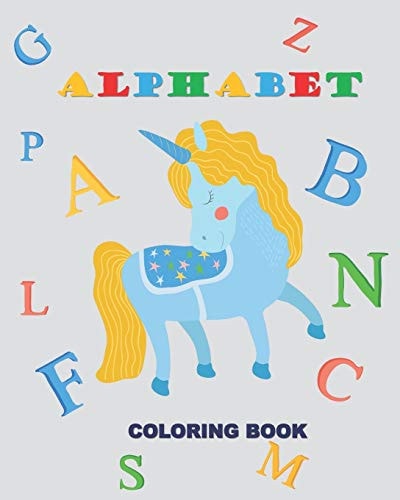 Alphabet Coloring Book Cute Animals and Letters For Toddlers