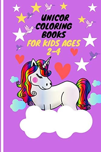 Unicorn Coloring Books for Kids Ages 2-4 Unique Coloring Pages, A Fun Kid Workbook Game For Learning,30 Cute Coloring Pages