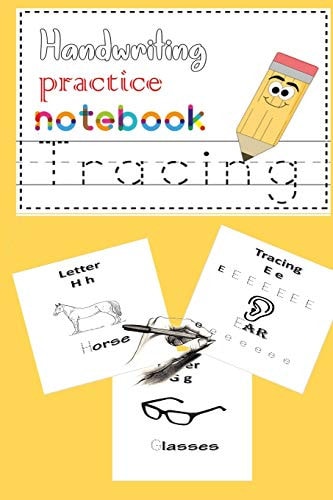 Handwriting Practice Notebook Handwriting Practice Notebook for Kids Learn Names and Write Letters and Kids Coloring Activity Books
