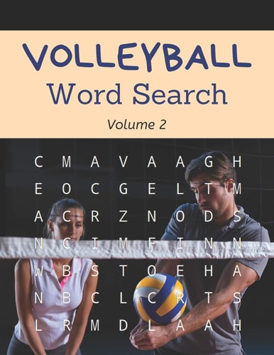 Volleyball Word Search (Volume 2) Trivia Puzzle Book for College Volleyball Fans and Players