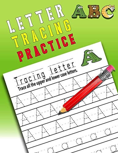 Letter Tracing Practice Alphabet Handwriting Practice Workbook for Kids with Pen Control, Line Tracing, Letters (Kids Coloring Activity Books).