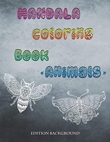 MANDALA COLORING BOOK "animals"