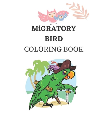 Migratory Birds Coloring Book