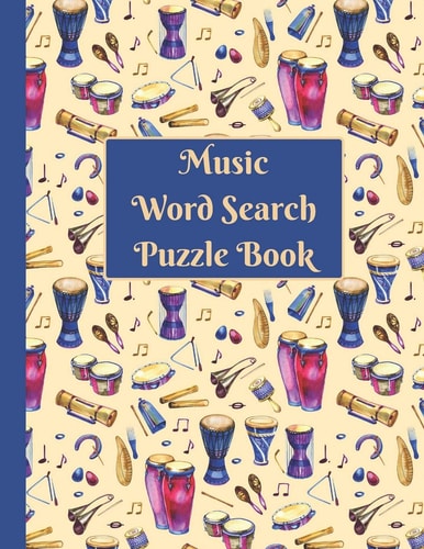 Music Word Search Puzzle Activity Book for Musically Inclined Adults and Kids