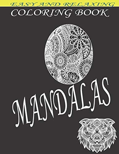 Coloring Book Mandalas For Beginners, Coloring Book for Adults, 50 Mandala Images Stress Management Coloring Book with Fun, Easy, and Relaxing Coloring Pages, Perfect Gift for Mandala