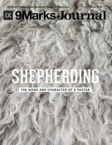 Shepherding 9Marks Journal The Work and Character of a Pastor