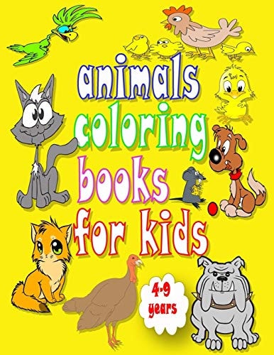 Animals Coloring Books for Kids 4-9 Years Size 8.5/11