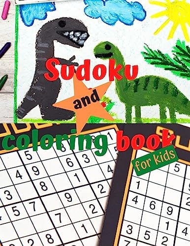 Sudoku and Coloring Book for Kids 2 in 1 Activity Book for Kids