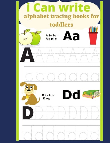 I Cant Write Alphabet Tracing Books for Toddlers Trace Letters Alphabet Handwriting Practice Workbook for Kids