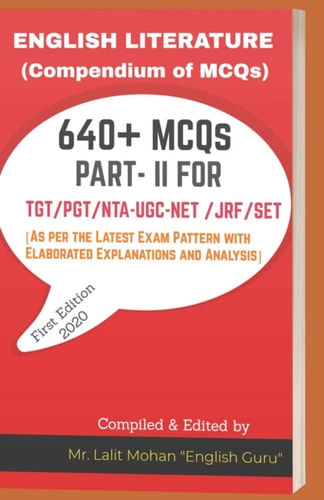 English Literature (COMPENDIUM of MCQs PART- II)
