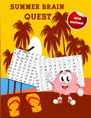 Summer Brain Quest Amazing Wordsearch Puzzle Books ( with Solutions )