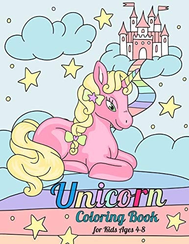 Unicorn Coloring Book For Kids Ages 4-8 Fun Unicorn Activity Book, Coloring Pages, Dot to Dot, Trace and Color, Find the Differences
