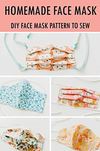 Homemade Face Mask DIY Face Mask Pattern to Sew