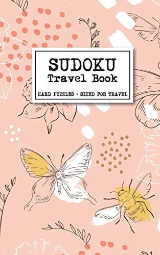 Sudoku Travel Book - Hard Puzzles + Sized for Travel Sudoku Puzzles Book for Adults