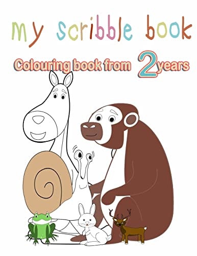 My Scribble Book Colouring Book from 2 Years