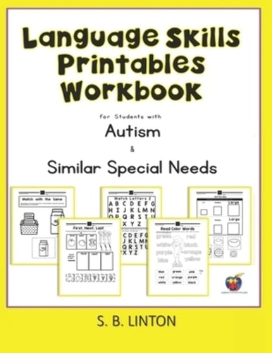 Language Skills Printables Workbook For Students with Autism and Similar Special Needs