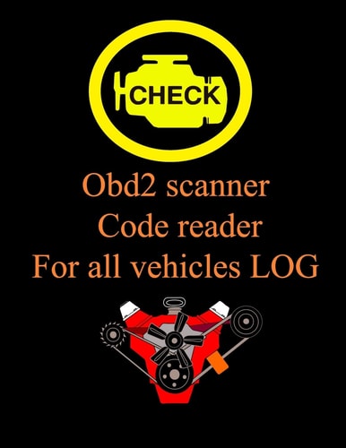 Obd2 Scanner Code Reader For All Vehicles LOG Vehicles LOG Code to Help Find Problems, Automotive Book for Obd2 Scanner Record All Faults Vehicle