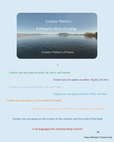 Creator Pattern a Peaceful Way of Living