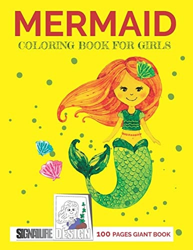 Mermaid Coloring Book For Girls Great Gift Who Loves Coloring & Changing World