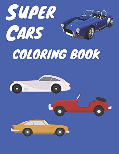 Supercars Coloring Book