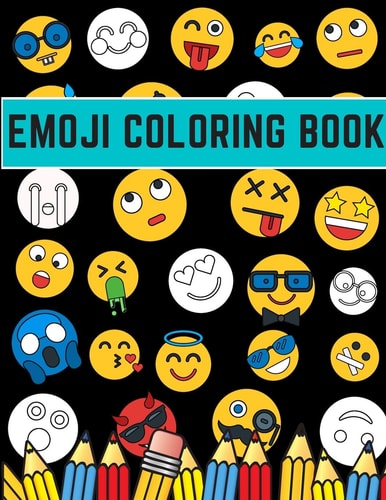 Emoji Coloring Book Funny Designs Emoji for Kids Girls Boys Teens & Adults