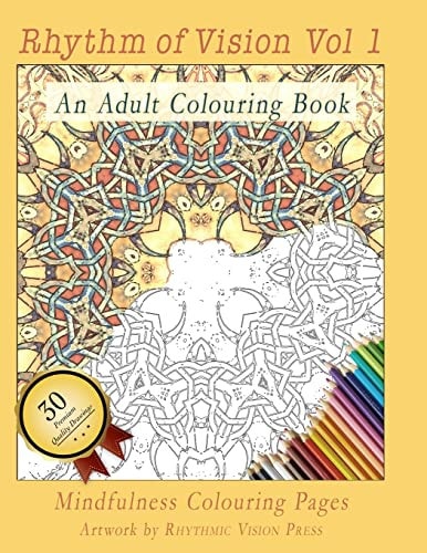 Rhythm of Vision Vol 1 An Adult Colouring Book