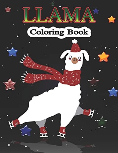 Llama Coloring Book A Cute Llama Coloring Pages for Kids and Llama Lovers.