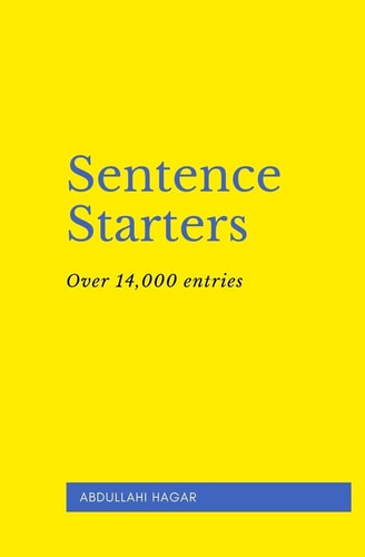 Sentence Starters Over 14,000 Entries!