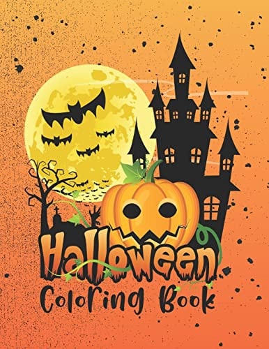 Halloween Coloring Book A Spooky Halloween Coloring Book for Kids and Gift for Trick Or Treaters