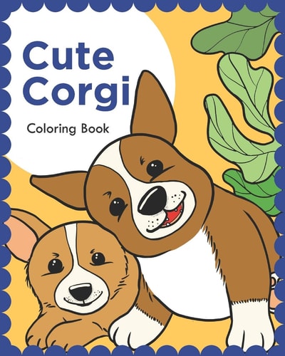 Cute Corgi Coloring Book