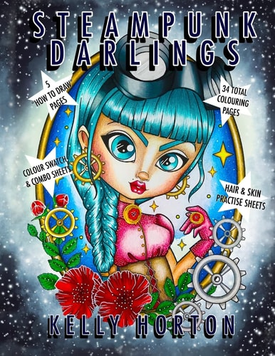 SteamPunk Darlings An Adult Colouring Book from the World of the Little Darlings