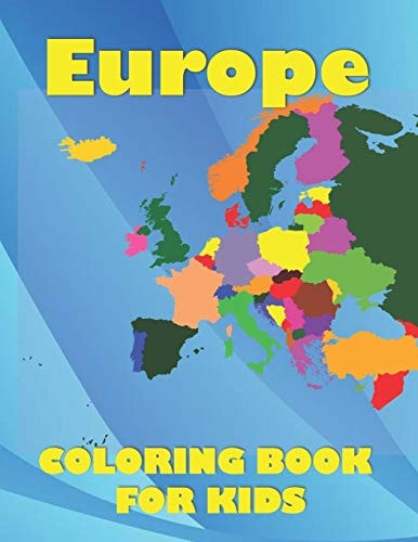 Europe Coloring Book for Kids