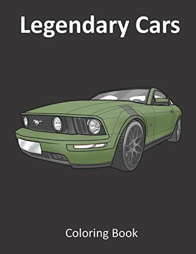Legendary Cars Old Timer Cars Coloring Book