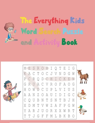 The Everything Kids' Word Search Puzzle and Activity Book Word Search Book for Kids Ages 7-12, Improve Spelling, Vocabulary, and Memory For Kids