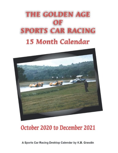 Golden Age of Sports Car Racing 15 Month Calendar 15 Month Calendar October 2020 to December 2021